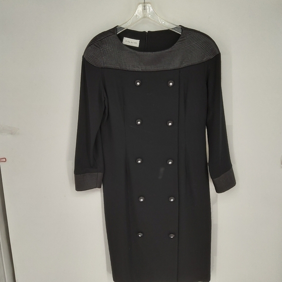 LALALDI VINTAGE WOOL DRESS SIZE 14 A14 - Picture 1 of 8